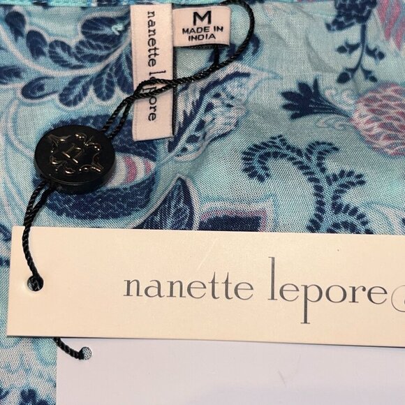 NANETTE LEPORE SWIM Raquel Tie Front Swim Romper New with Tags - Size Medium - Picture 11 of 15